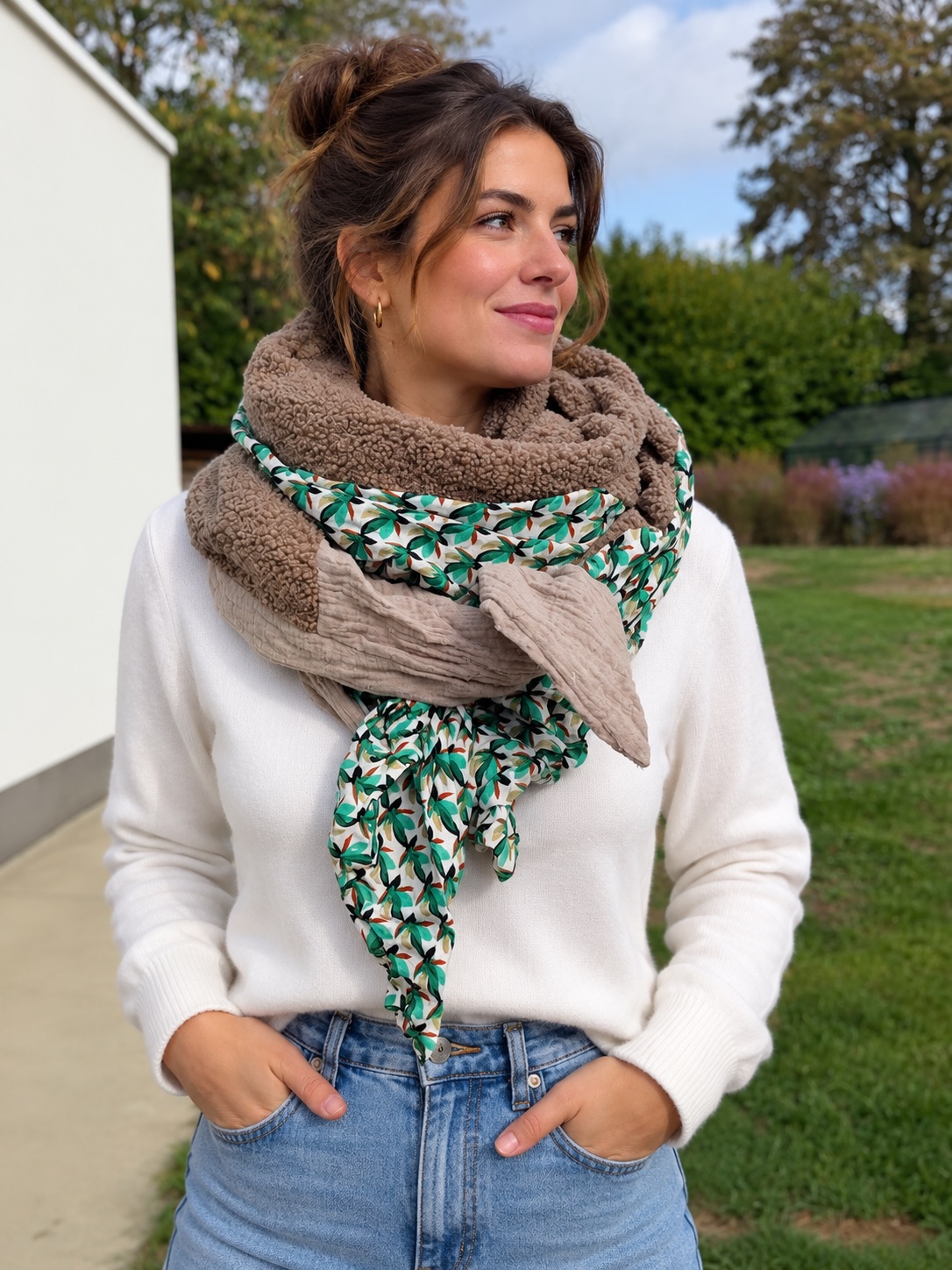 Foulard 3 coloris réversible — visuel 1