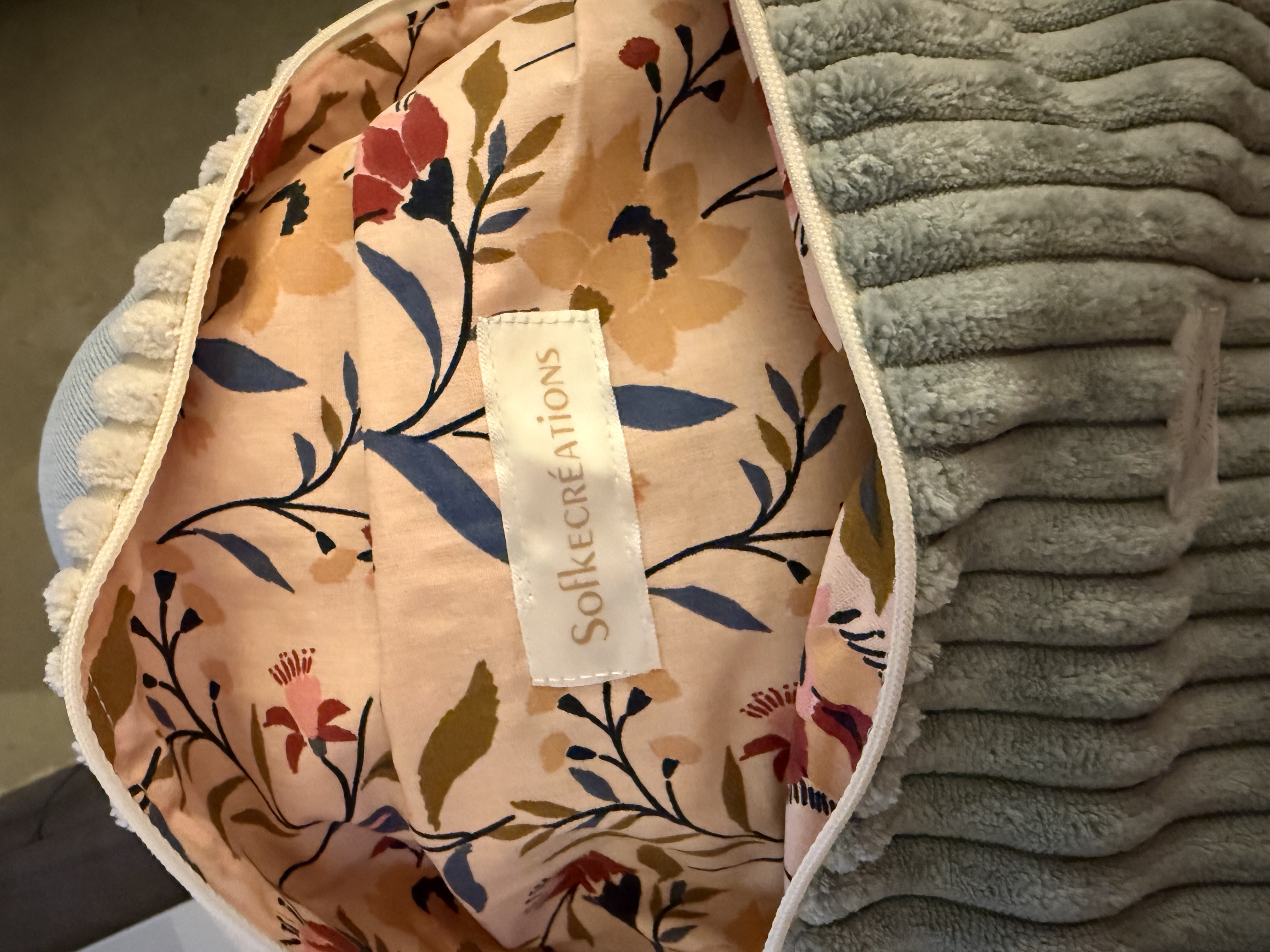 sac banane unique velours grosses côtes multi couleurs — visuel 2