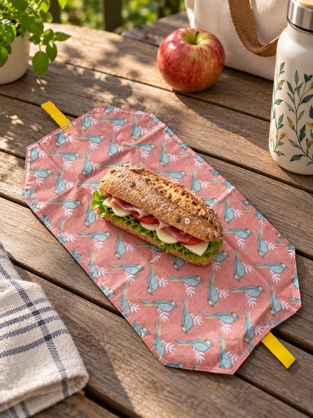 Emballage sandwich pliable et réutilisable — visuel 1