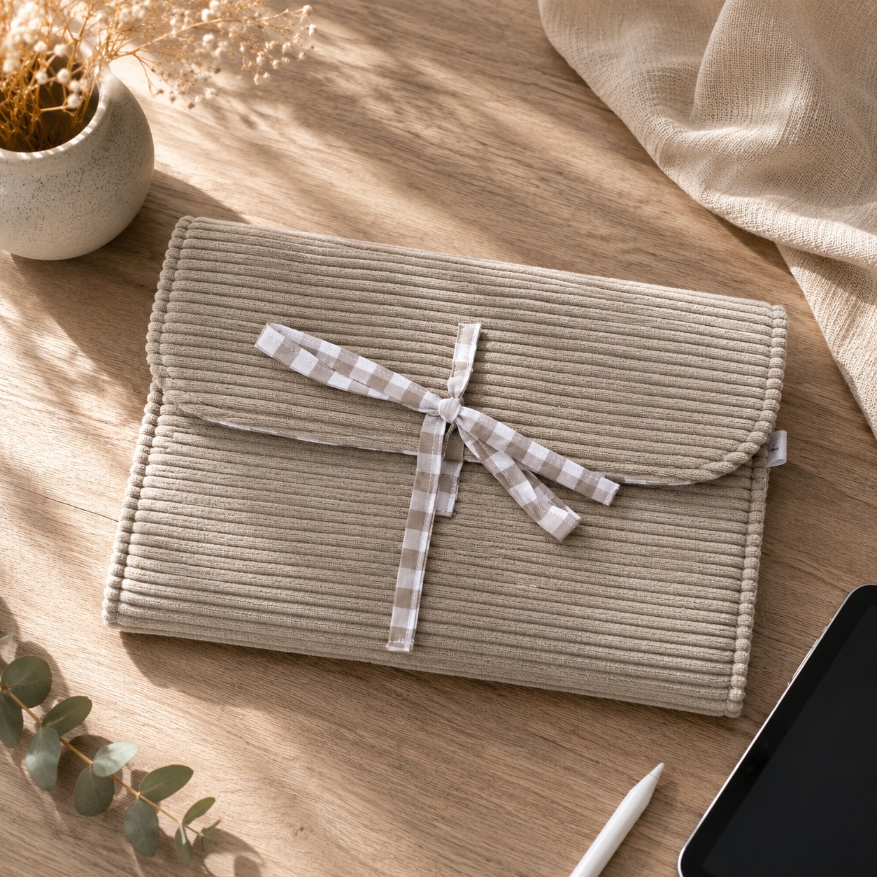 Pochette iPad velours — visuel 1