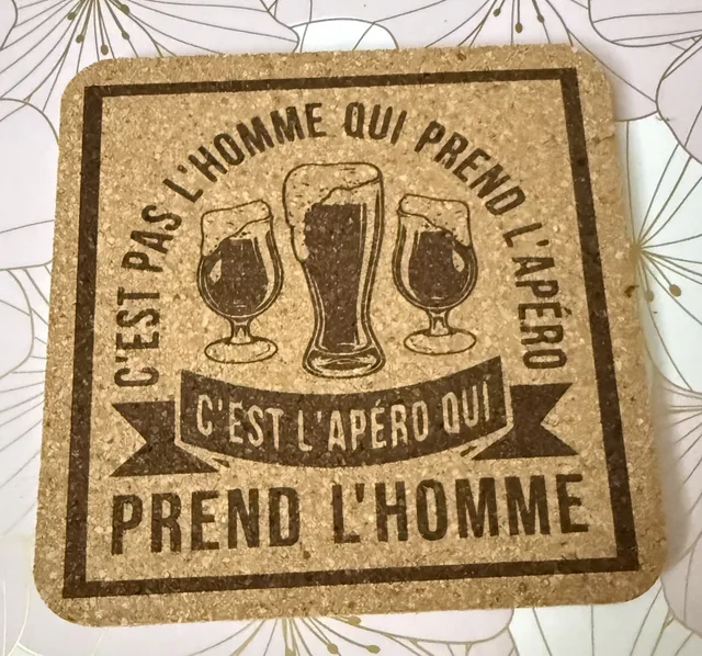 Dessous de verres liège — vue 1