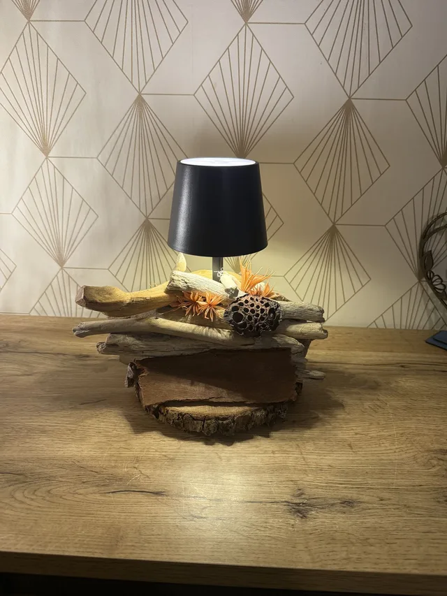 Lampe tactile a pile — vue 1