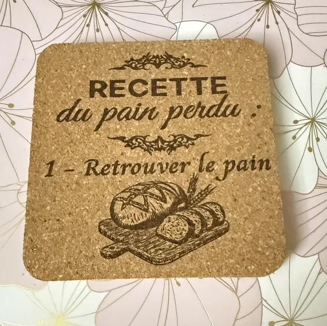 Dessous de verres liège — vue 1