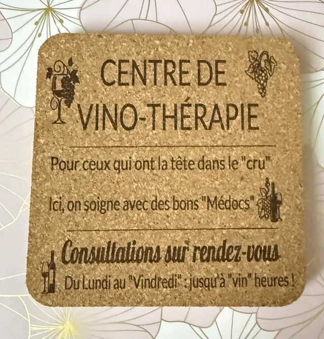 Dessous de verres liège — vue 1