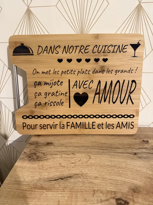Planche a découper 32,5x25 cm — vue 1
