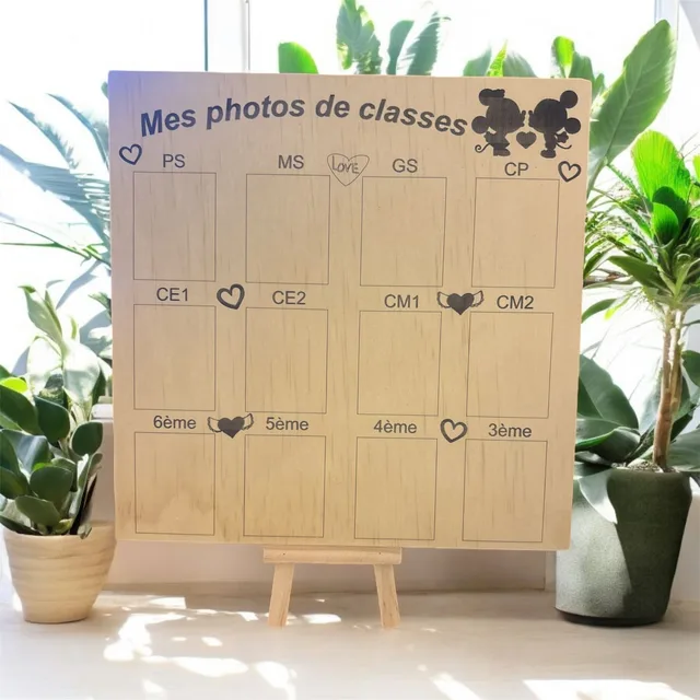 Pancarte photo de classe (mickey et mini) — vue 1