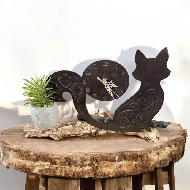Horloge chat — vue 1