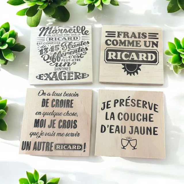 Dessous de verres thème Ricard (lot4) — vue 1