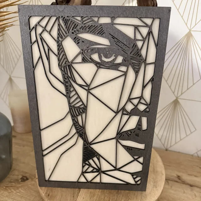 Tableau visage — vue 1
